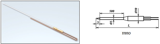 Эталонная термопара ТППО ТЕСЕЙ